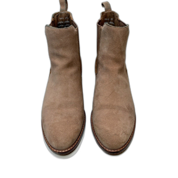 THURSDAY BOOT COMPANY Duchess Tan Suede Luxury Chelsea Boot Womens Size 6 - Picture 3 of 10